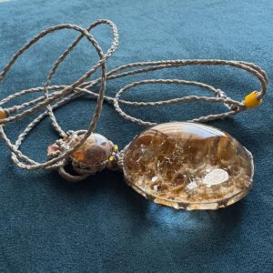 Garden quartz + Opal Necklace